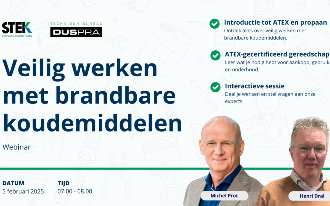 Webinar: Veilig werken met brandbare koudemiddelen