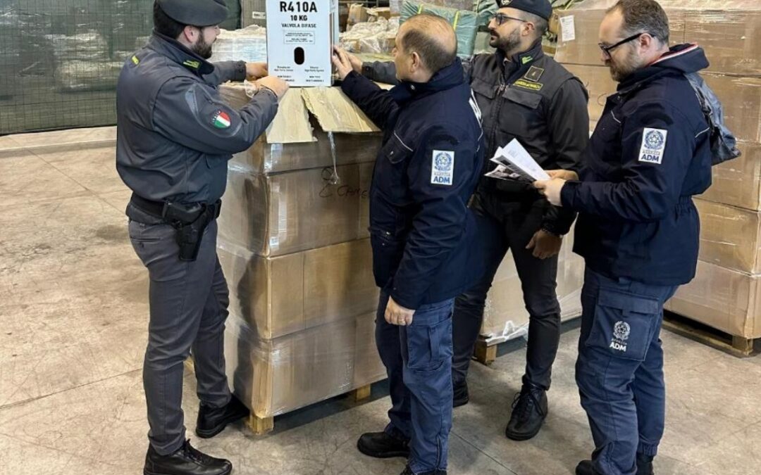 Italiaanse douane neemt 1.400 cilinders R134a en R410A in beslag