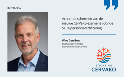 Achter de schermen van de nieuwe CerVaKo-examens voor STEK-certificering