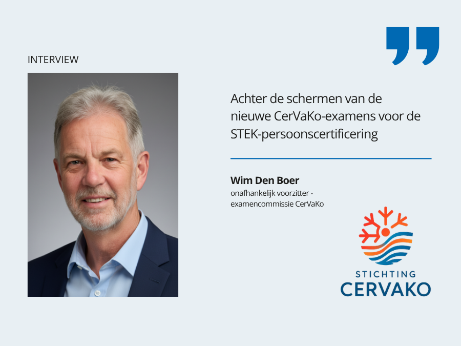 Achter de schermen van de nieuwe CerVaKo-examens voor STEK-certificering